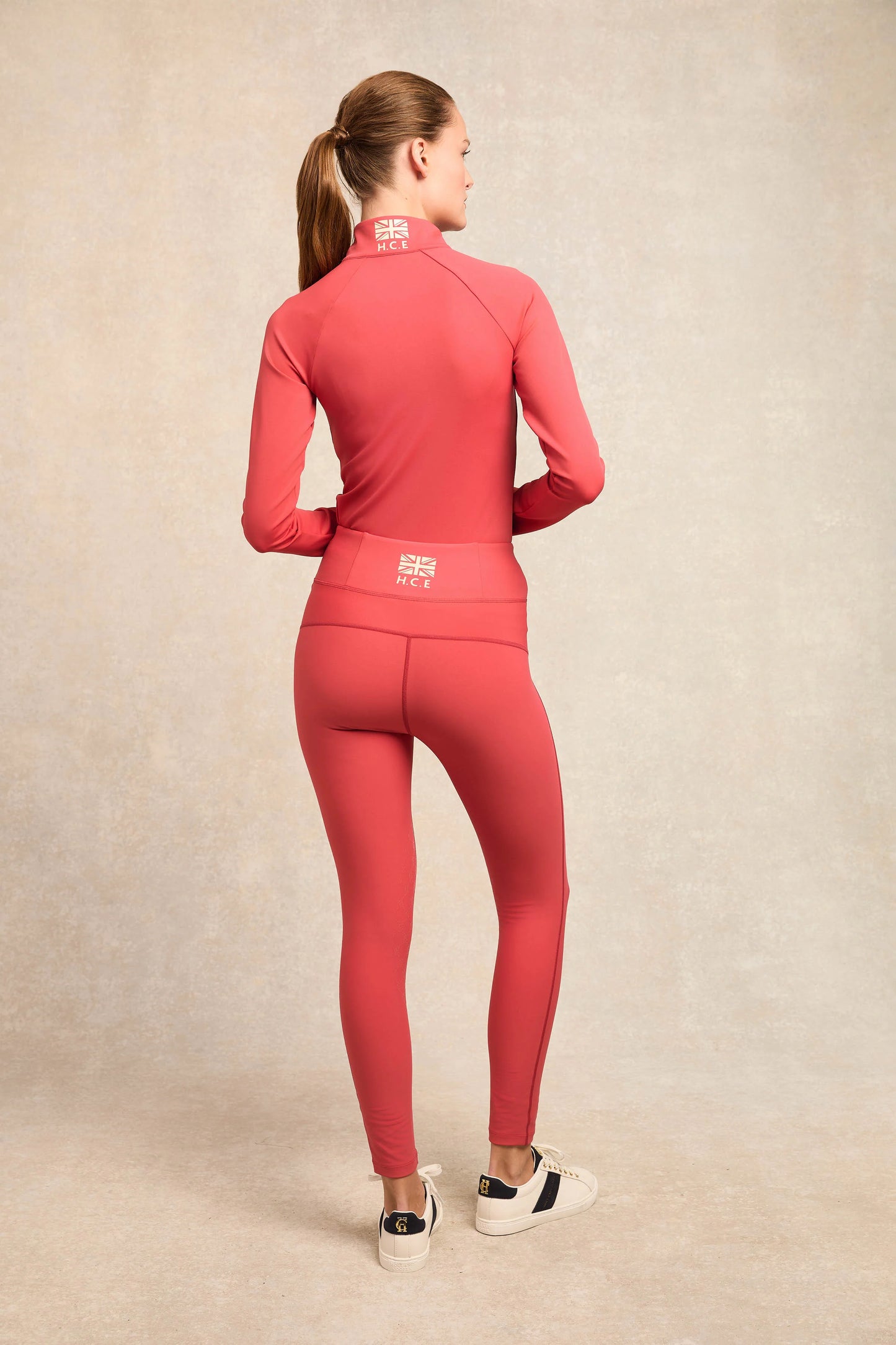 Knee-grip leggings culottes, high waist, water-repellent, technical fabric, 5 colors, Holland Cooper