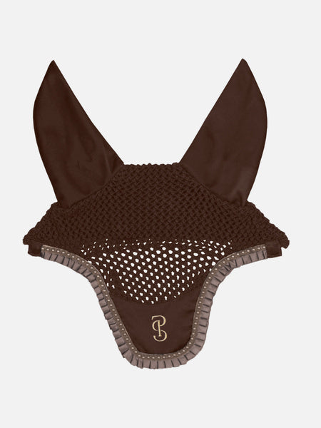 かぎ針編みイヤーネット フリル＆パール 3色 Ps of Sweden