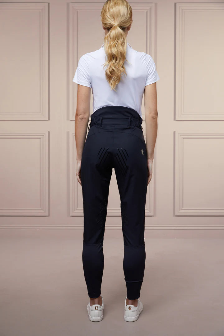 [Same-day delivery] Waterproof rain culottes for horse riding, full grip, navy, Holland Cooper