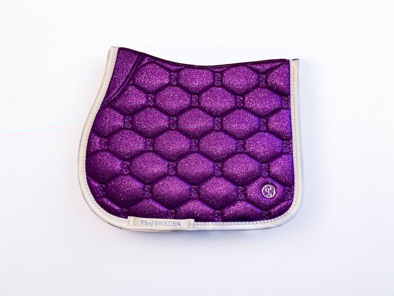 【2点セット】障害用スターダストゼッケン&イヤーネット エメラルド/パープル 2025ホリデー限定 Ps of Sweden