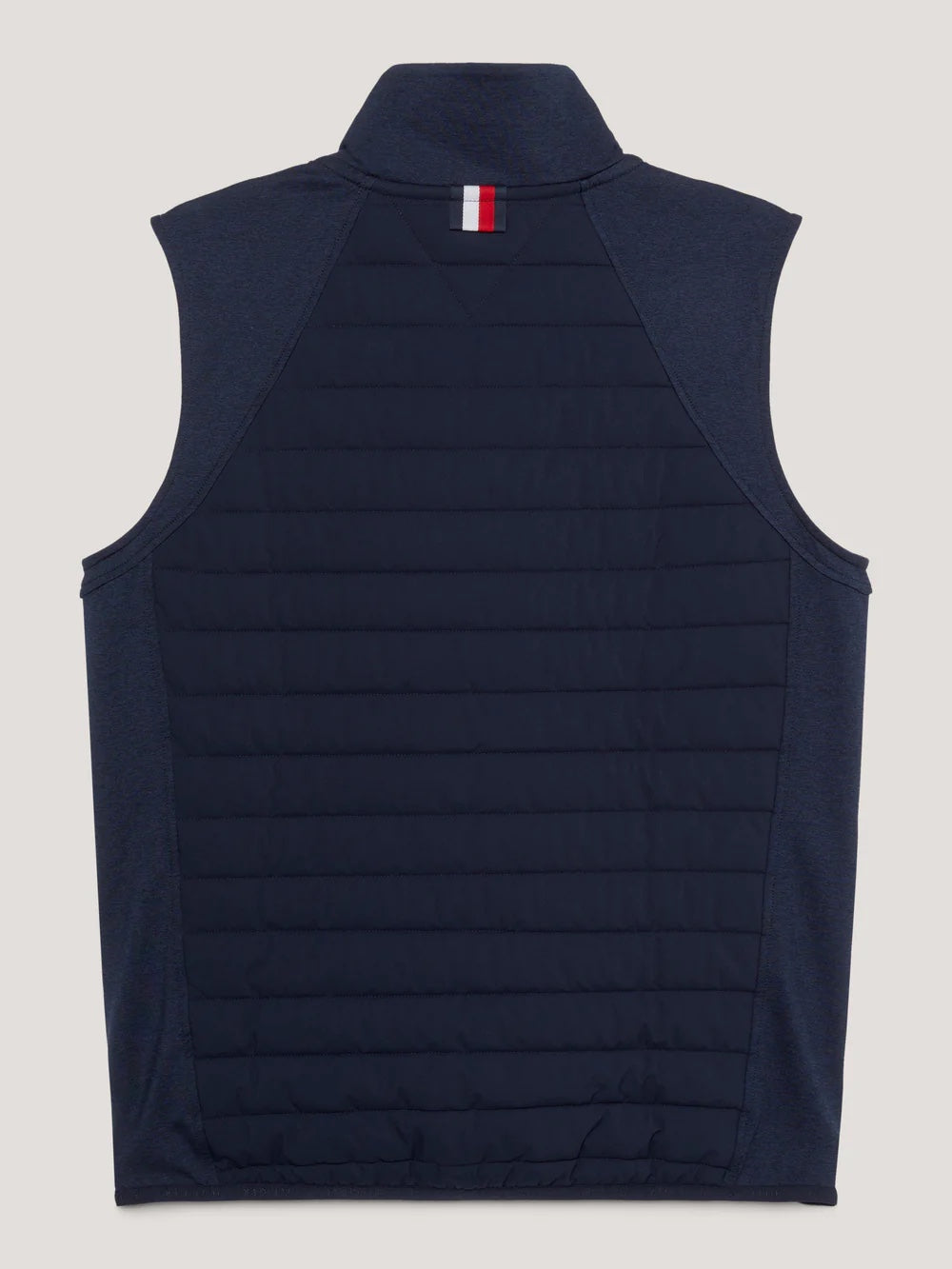 メンズハイブリッドベスト 反応性ヒートバランス素材 ネイビー Tommy Hilfiger Equestrian