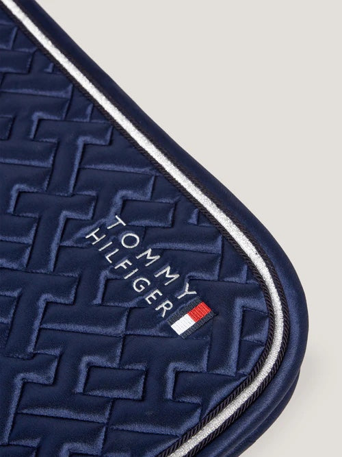 【即日配送】サテンキルティングゼッケン 馬場用/障害用 ネイビー フル Tommy Hilfiger Equestrian