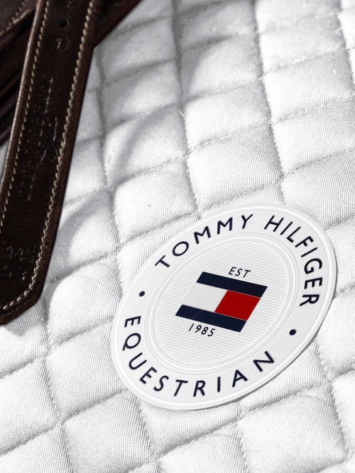 障害用キルティングゼッケン ホワイト フル Tommy Hilfiger Equestrian