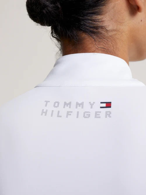 【即日配送】競技用半袖シャツ ブロックカラー ネイビー/マルチカラー Tommy Hilfiger Equestrian