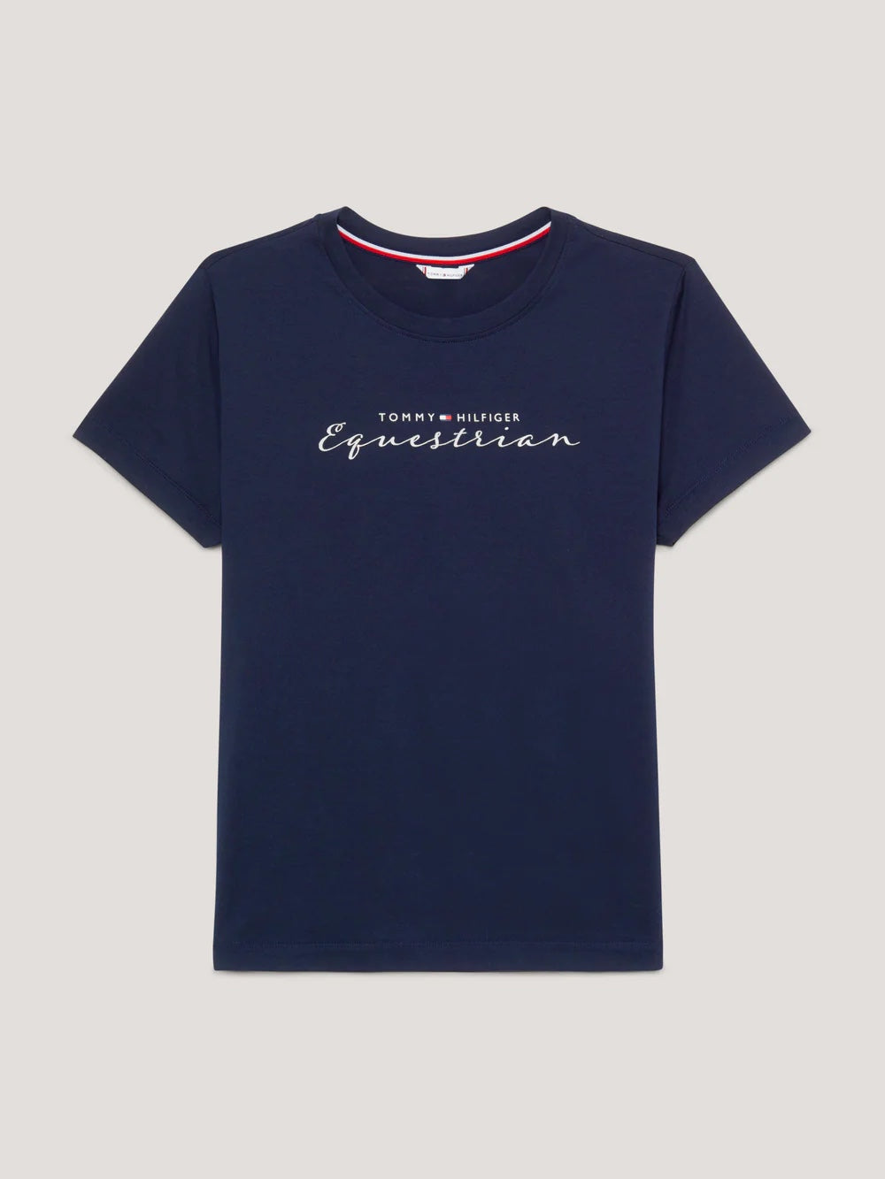 乗馬用半袖Tシャツ ネイビー/ホワイト Tommy Hilfiger Equestrian｜乗馬用品店レクシア