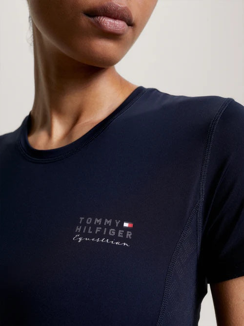 乗馬用半袖Tシャツ ネイビー Tommy Hilfiger Equestrian｜乗馬用品店レクシア