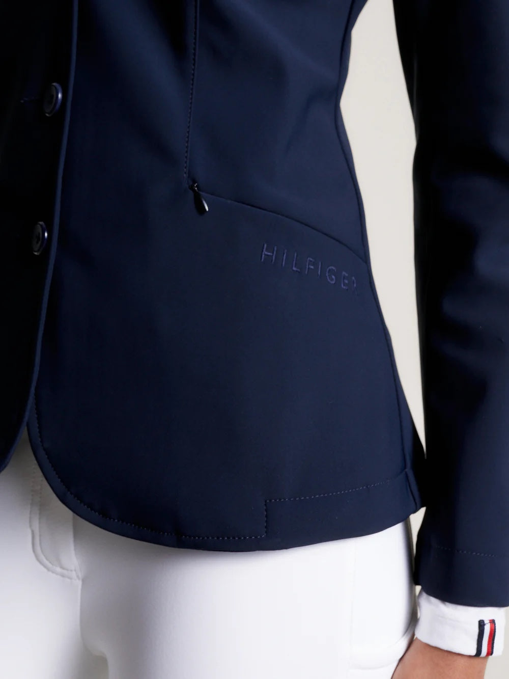 オールシーズンショージャケット 防風・撥水加工 UVカット ネイビー Tommy Hilfiger equestrian