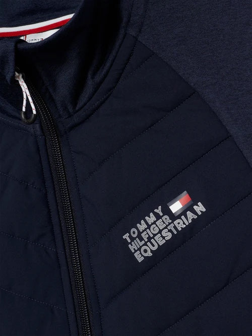 乗馬用ハイブリッドベスト ネイビー 反応性ヒートバランス素材 Tommy Hilfiger Equestrian