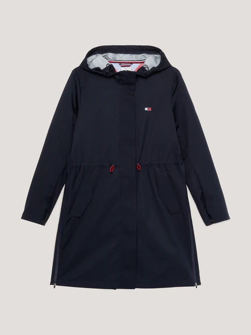 ロングレインジャケット ネイビー Tommy Hilfiger Equestrian