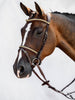 クリンチャー頭絡 障害・馬場馬術兼用 ブラウン PS of Sweden