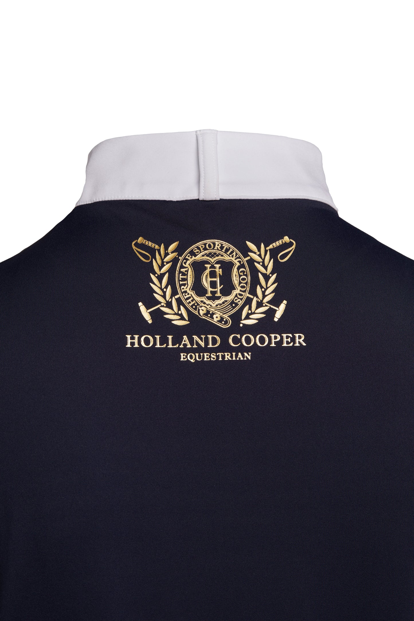 ラインストーン競技用シャツ 半袖 ３色 レディース Holland Cooper
