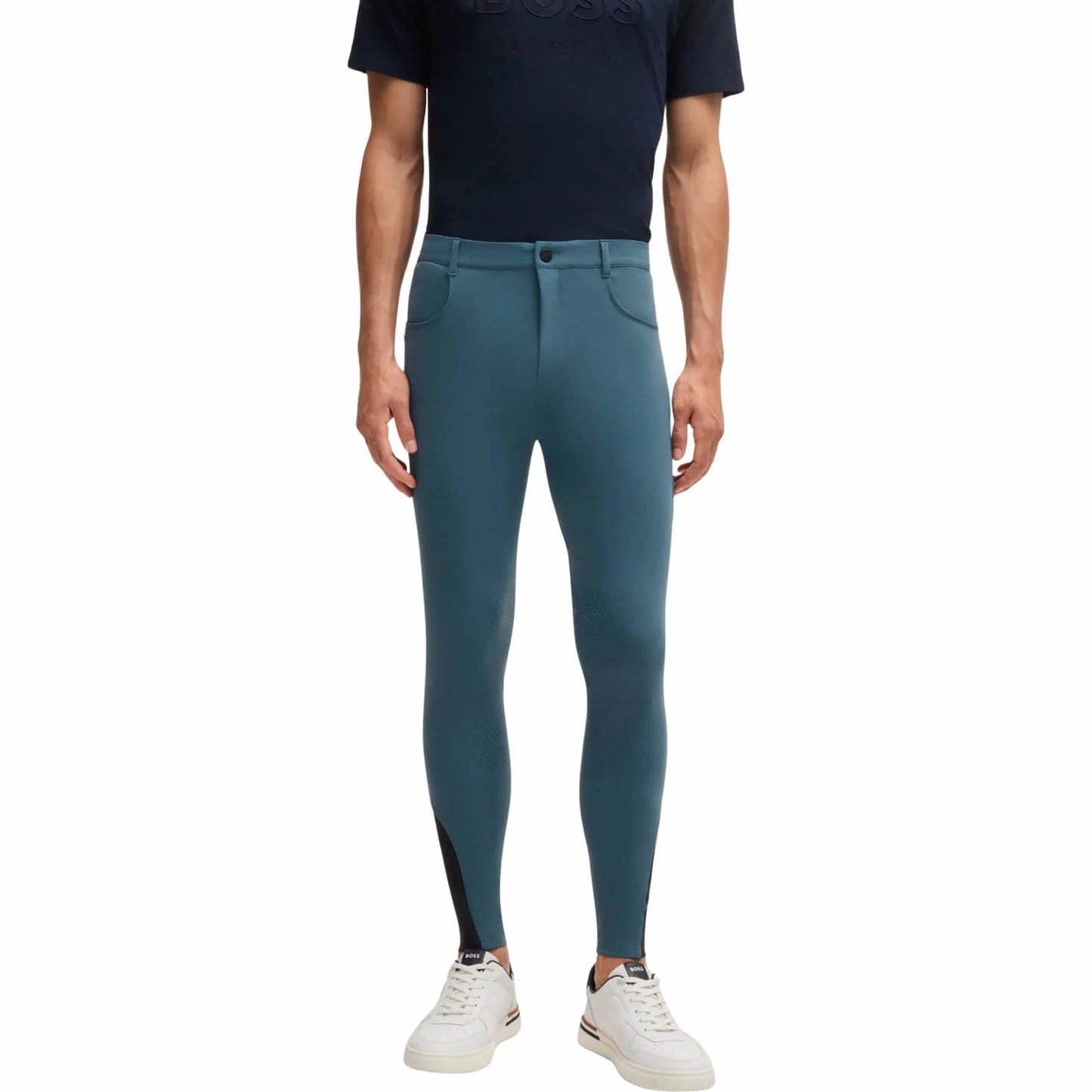 メンズニーグリップキュロット UVカット パワースポーツ素材 ノーザンブルー  Boss