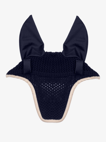 【２点セット】障害用ゼッケン&イヤーネット ネイビー ラインストーン付き クイックドライ素材 Ps of Sweden