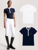 競技用半袖シャツ ホワイト/ネイビー Tommy Hilfiger Equestrian