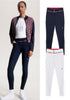 撥水パワーストレッチキュロット ニーグリップ オールシーズン ネイビー/ホワイト Tommy Hilfiger Equestrian