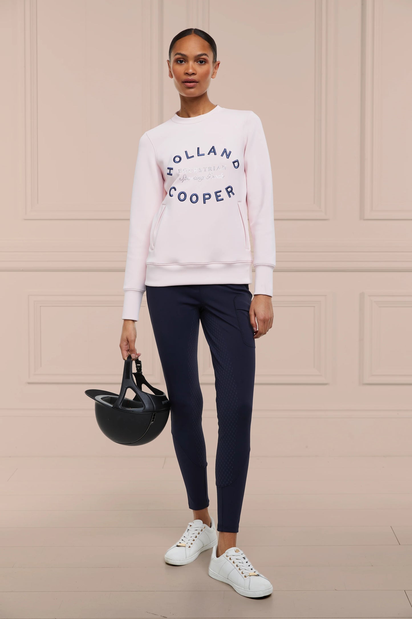 ソフトスウェットトップス ポケット付き ５色 Holland Cooper