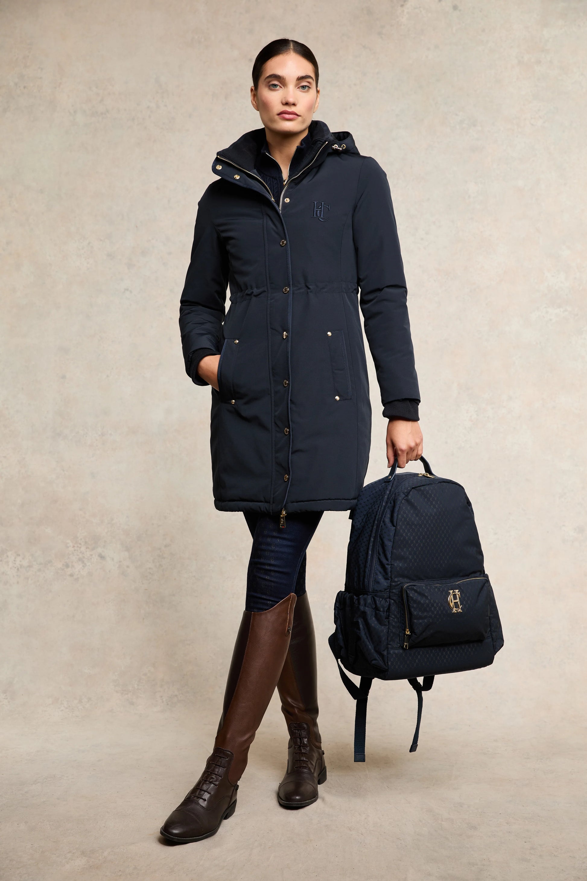 完全防水ロングダウンコート 取り外し可能フード付き ダーク 完全防水ロングダウンコート 取り外し可能フード付き ダーク