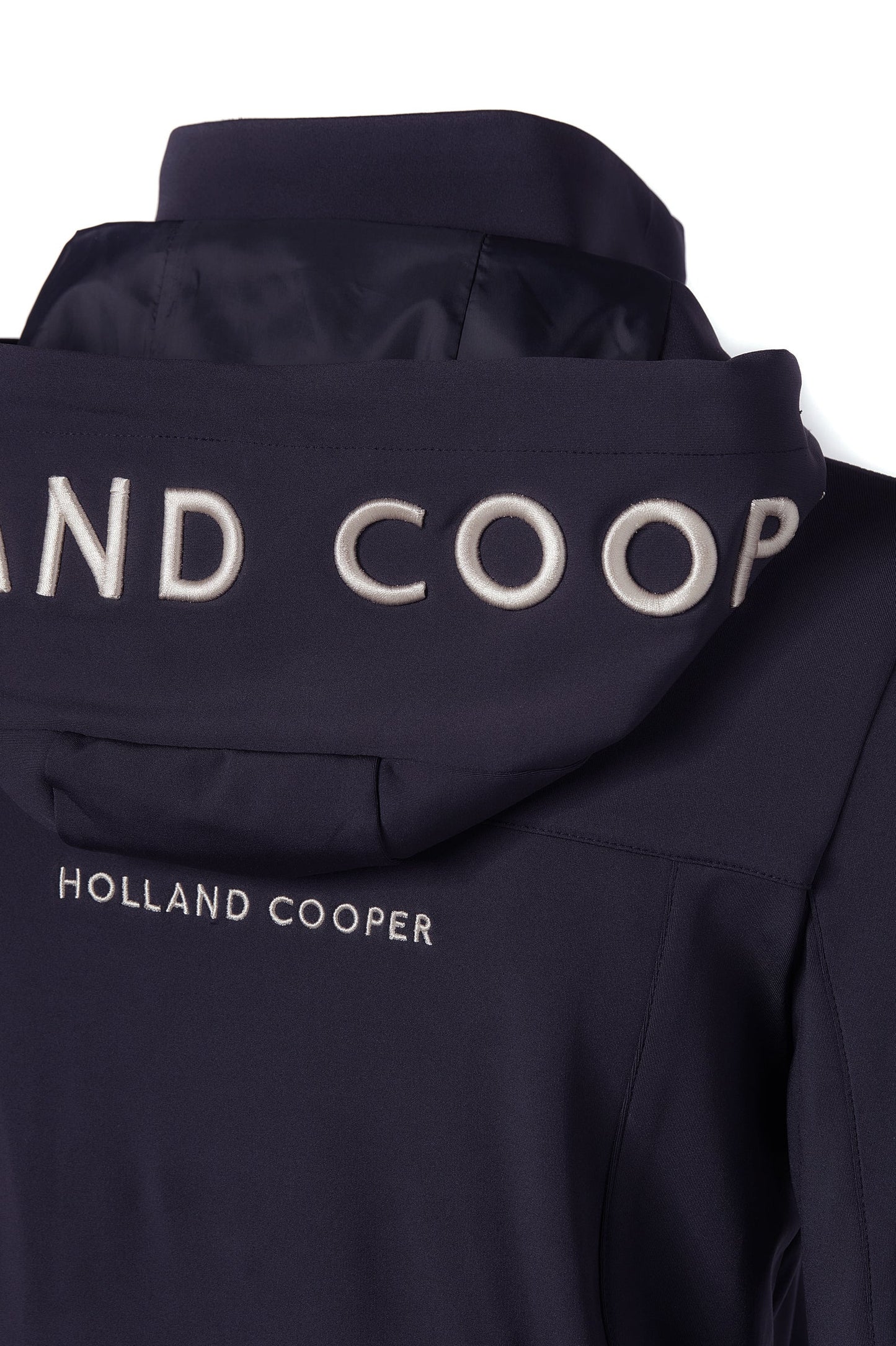 【即日配送】フード付きライディングシェルジャケット ネイビー/カーキ レディース Holland Cooper