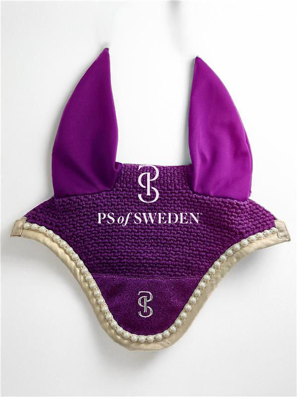 【2点セット】馬場用スターダストゼッケン&イヤーネット エメラルド/パープル 2025ホリデー限定 Ps of Sweden