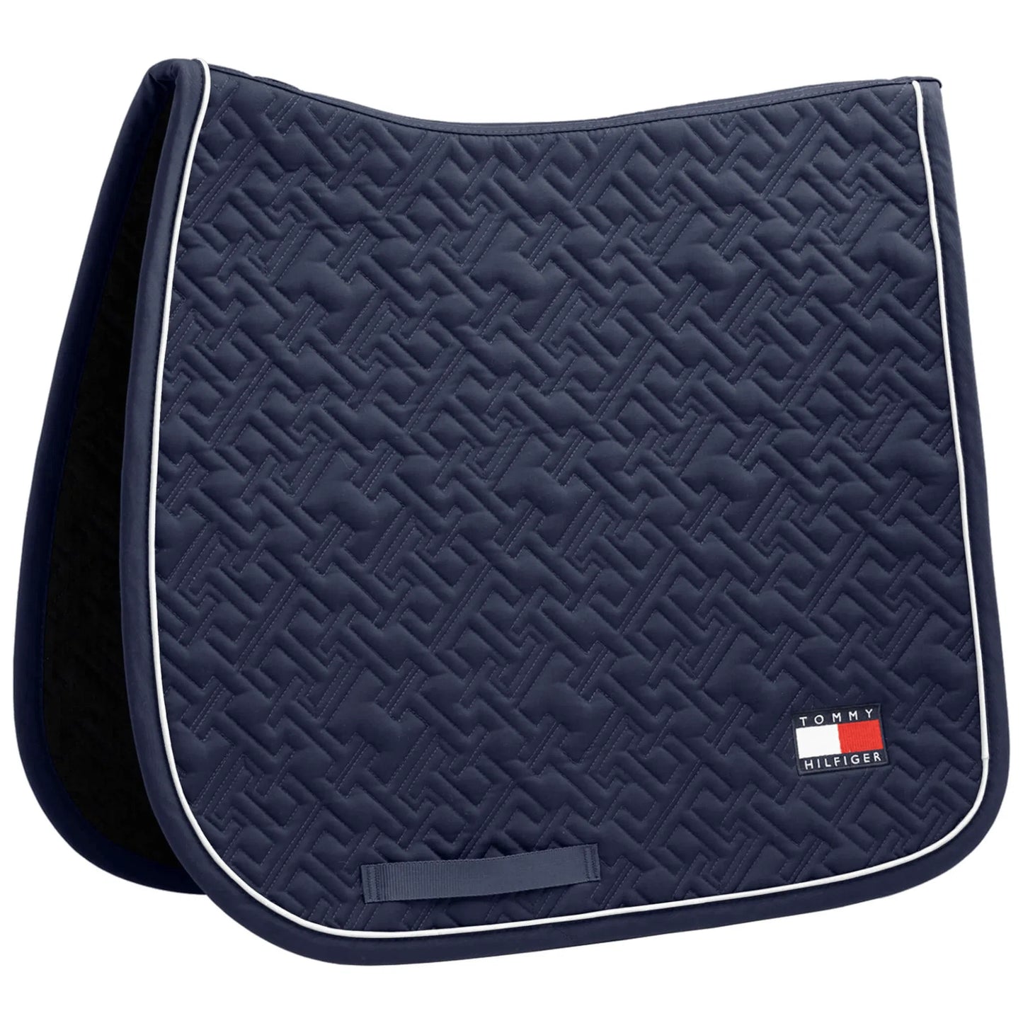 【セット】馬場用ワッフルキルティングゼッケン&イヤーネット ネイビー/ルージュ  Tommy Hillfiger Equestrian