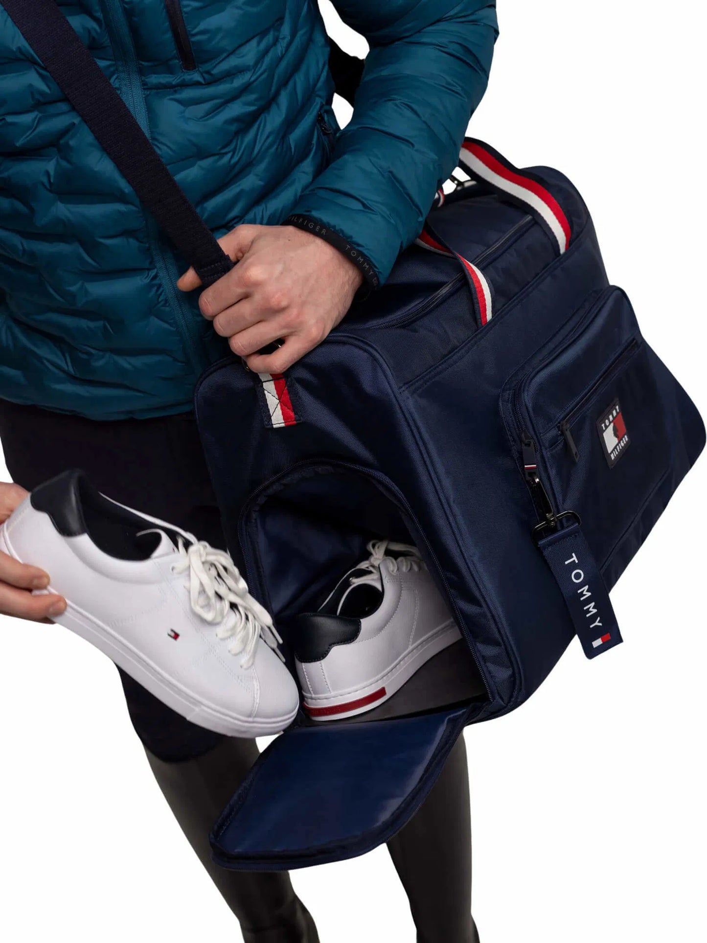 ヘルメットバッグ 作業用バッグ シューズ収納付き Tommy Hilfiger Equestrian