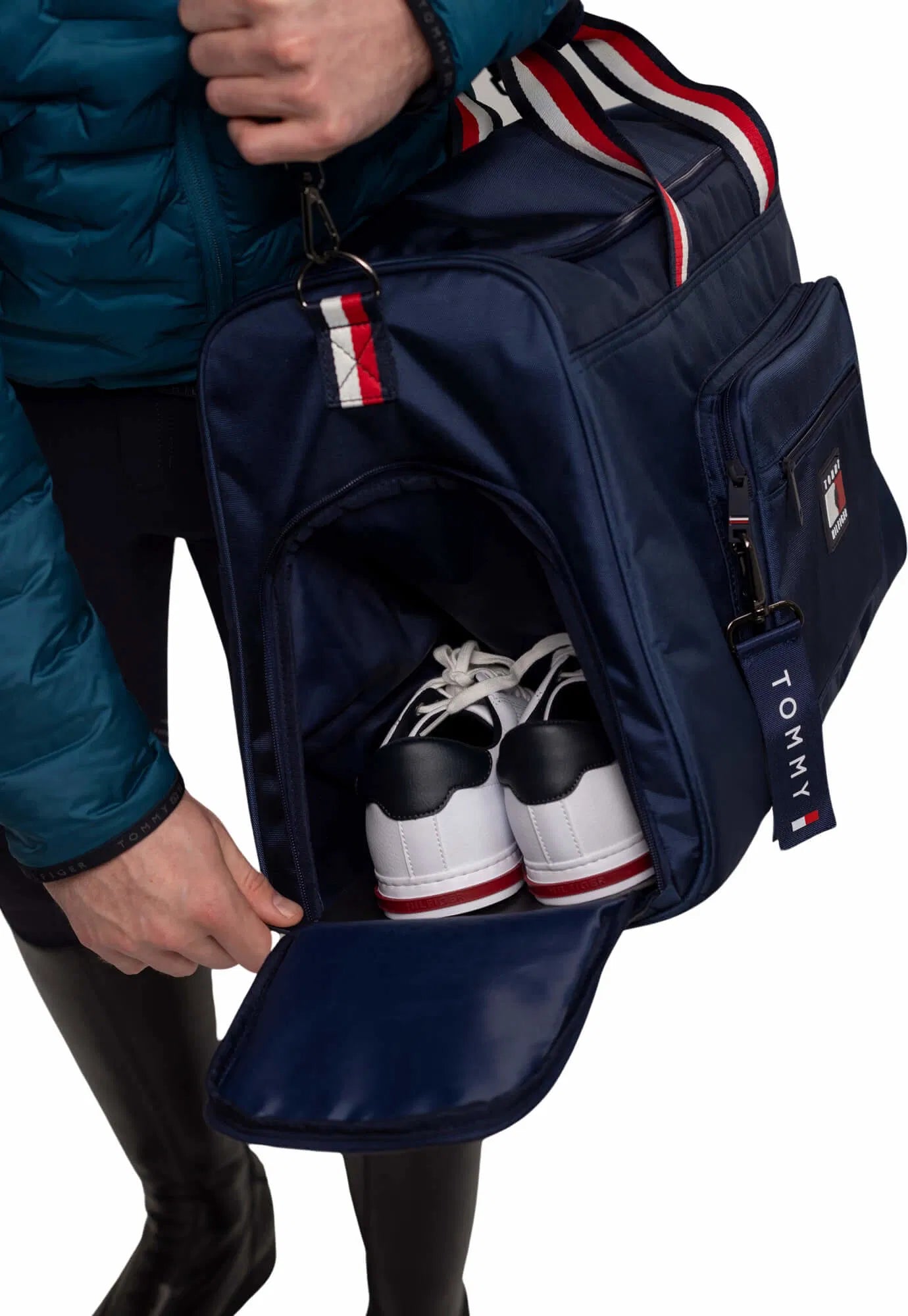 ヘルメットバッグ 作業用バッグ シューズ収納付き Tommy Hilfiger Equestrian