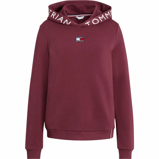 Tommy Hilfiger Equestrian Sweatshirt with Fleece Lining for Women, Navy/Rouge