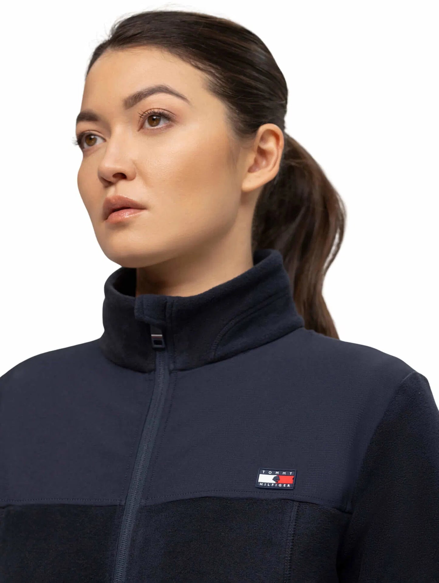 乗馬用フリースジャケット レディース ネイビー Tommy Hilfiger Equestrian