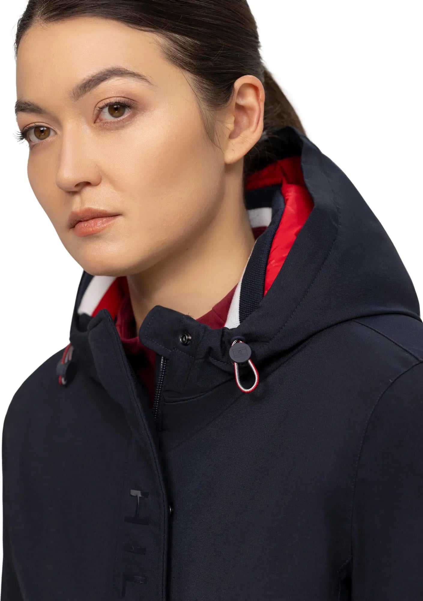 乗馬用速乾ダウンジャケット レディース ネイビー Tommy Hilfiger Equestrian