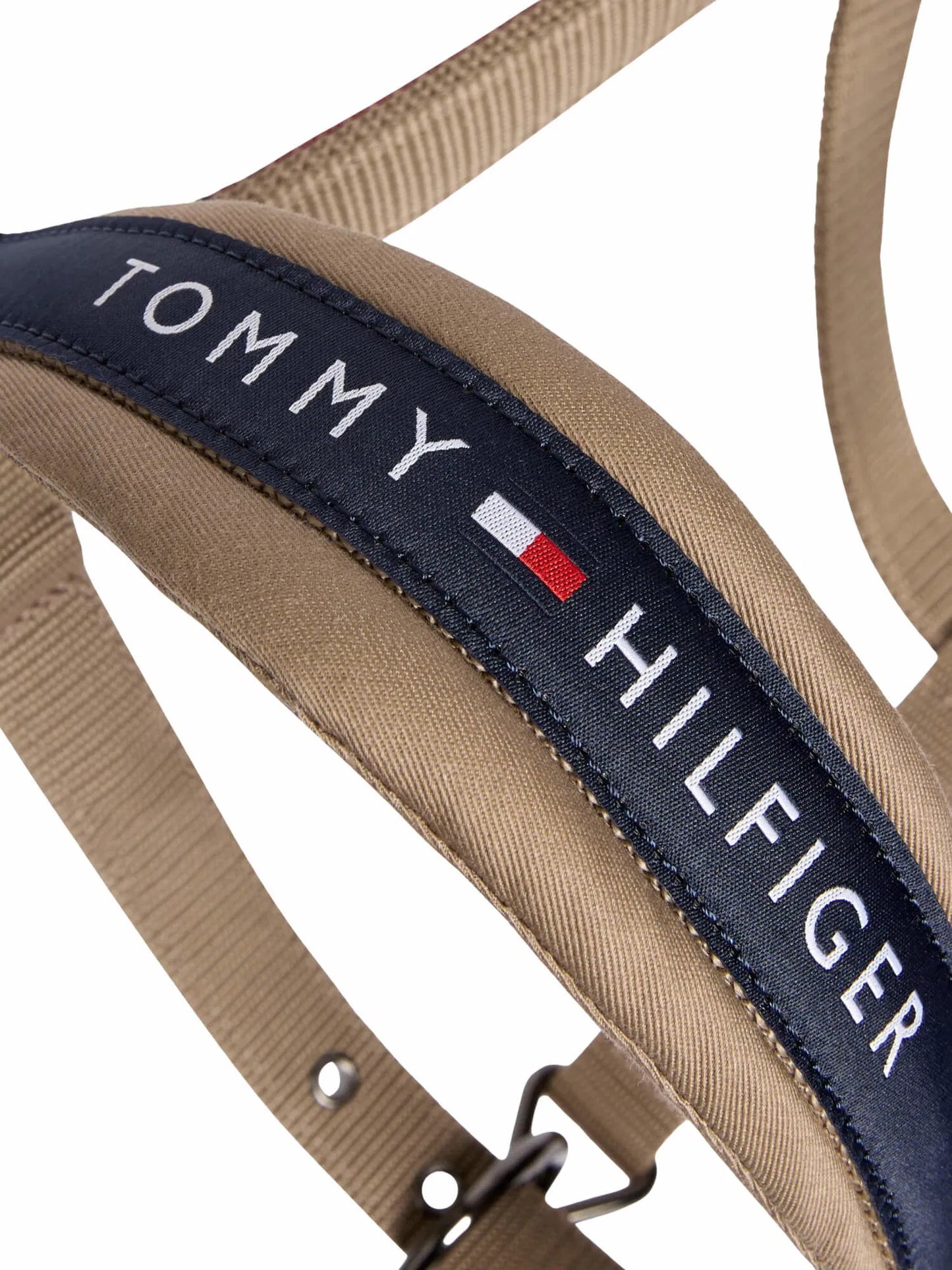 【2点セット】ナイロン無口＆引き手1本  ネイビー/トープ/パイン Tommy Hilfiger Equestrian