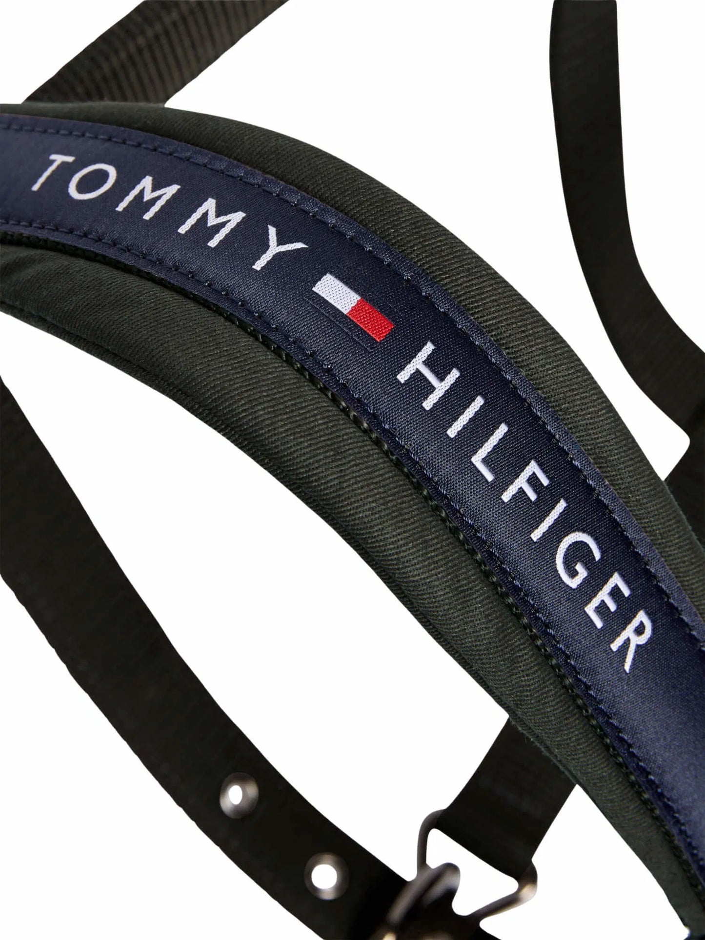 【2点セット】ナイロン無口＆引き手1本  ネイビー/トープ/パイン Tommy Hilfiger Equestrian
