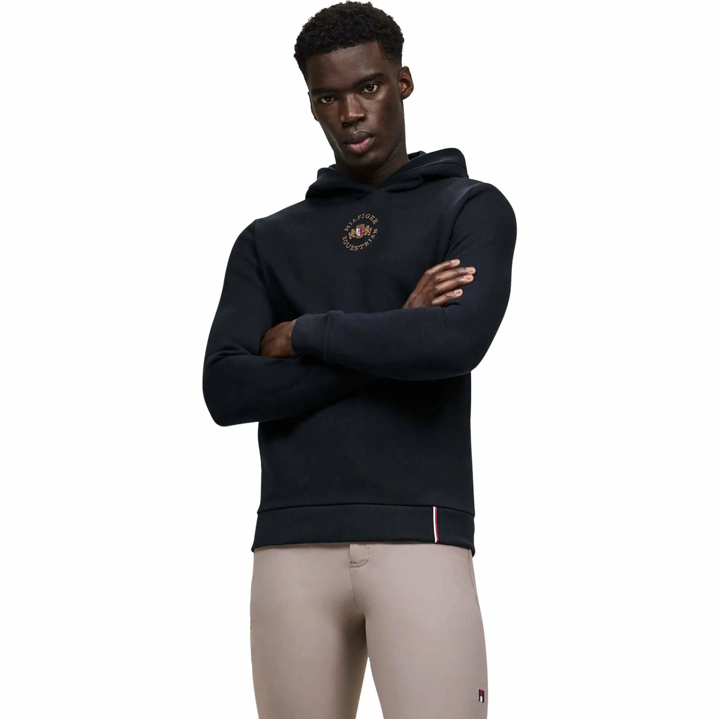 裏起毛スウェットパーカー ユニセックス ネイビー/エクリュ Tommy Hilfiger Equestrian