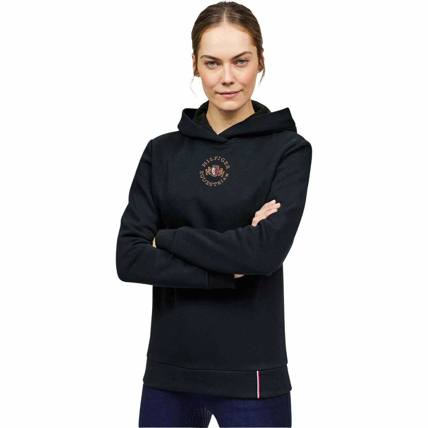 裏起毛スウェットパーカー ユニセックス ネイビー/エクリュ Tommy Hilfiger Equestrian