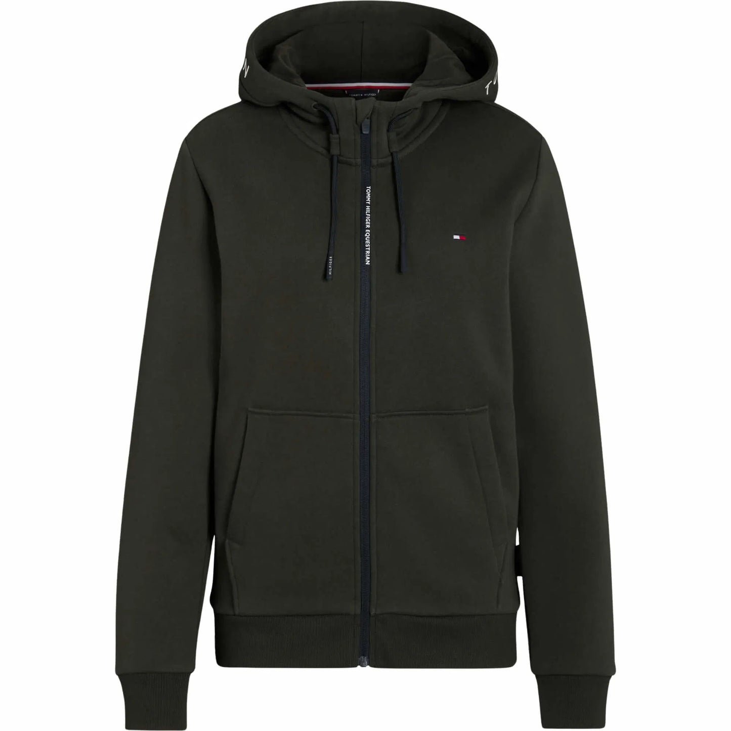 4wayストレッチスウェットパーカー 裏起毛 ユニセックス ネイビー/パイン Tommy Hilfiger Equestrian