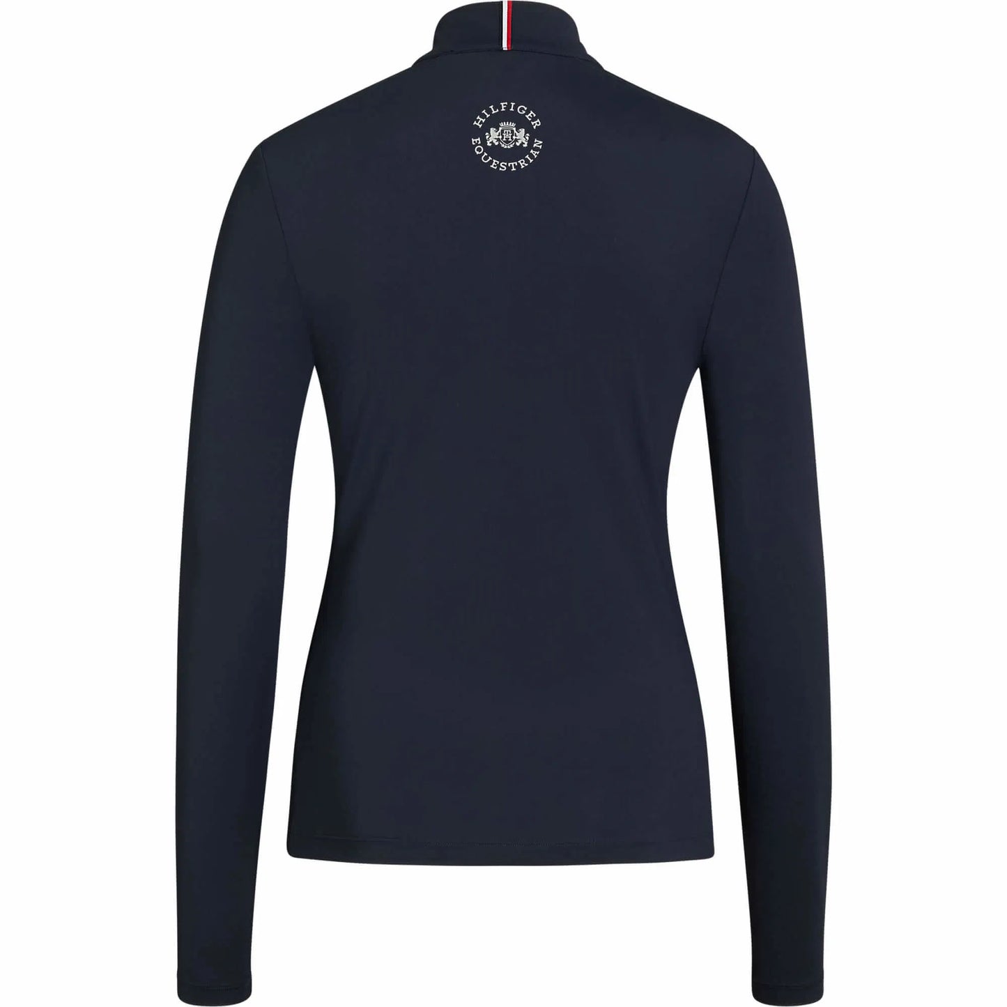 UVカット4wayストレッチトップス ジップ付き 速乾素材 ネイビー Tommy Hilfiger Equestrian