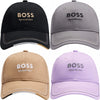 ユニセックスキャップ ブラック/グレー/キャメル/バイオレット Boss