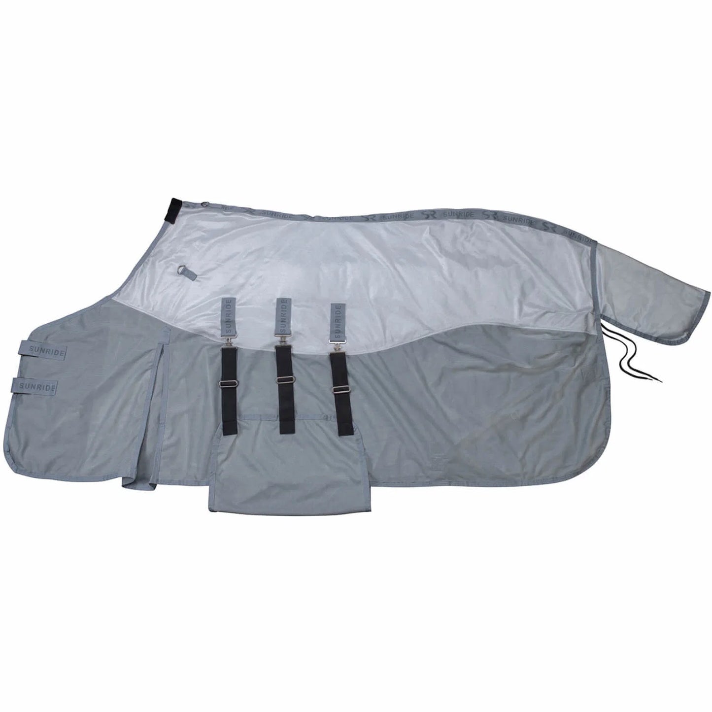 虫除け馬着  UVカット ライトグレー ネックパート付き Sunride