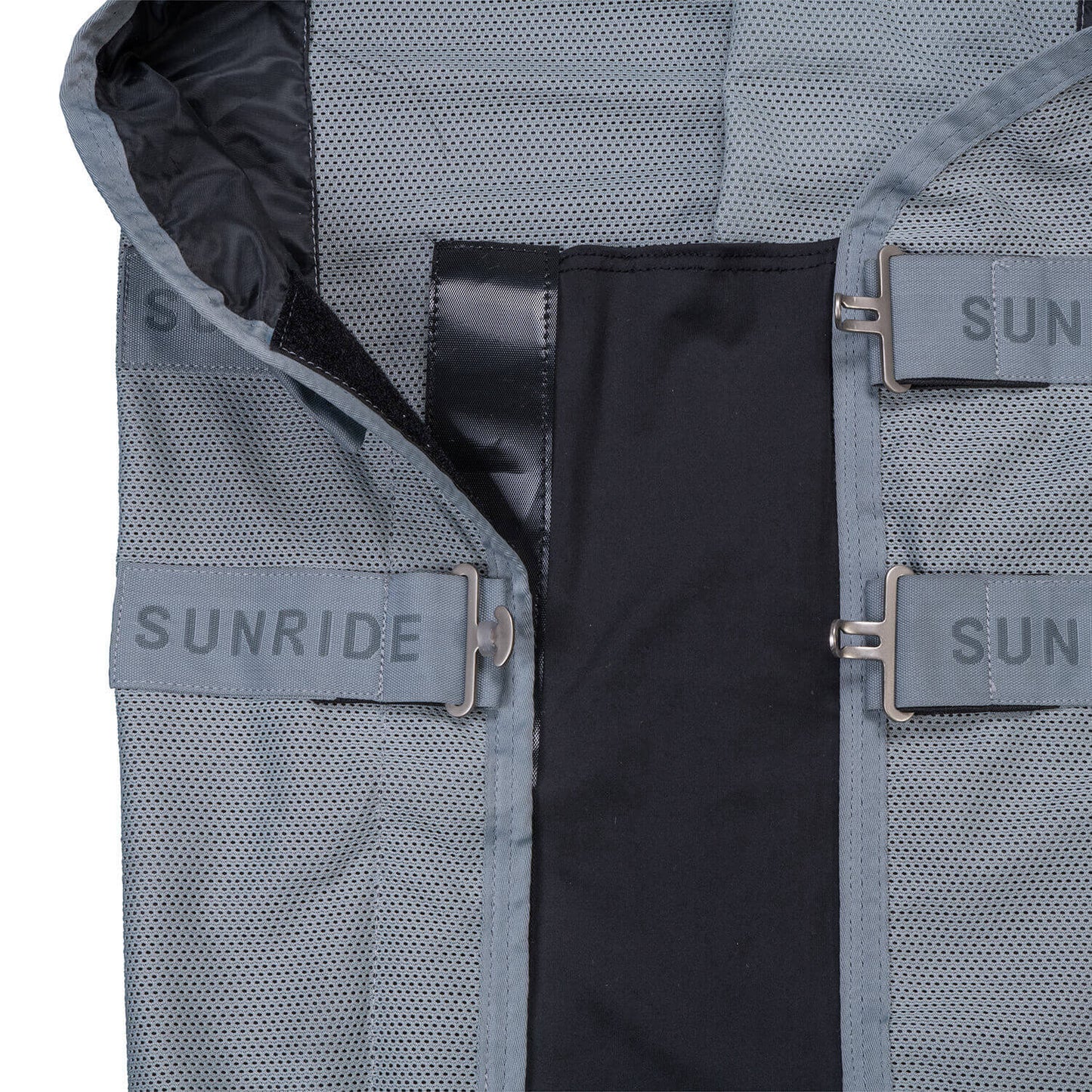 虫除け馬着  UVカット ライトグレー ネックパート付き Sunride