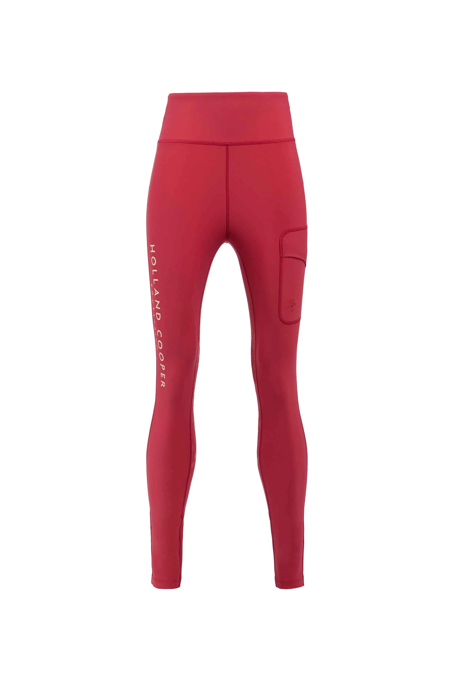 Knee-grip leggings culottes, high waist, water-repellent, technical fabric, 5 colors, Holland Cooper