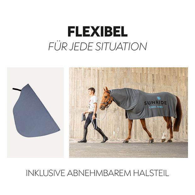 Insect-repellent horse blanket, white, Sunride