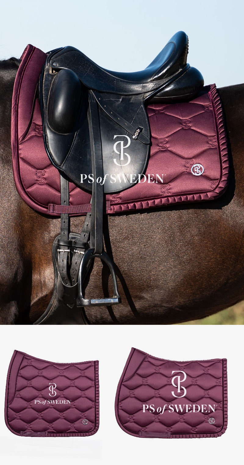 Horse track bib with ruffles, anatomical construction, Ps of Sweden