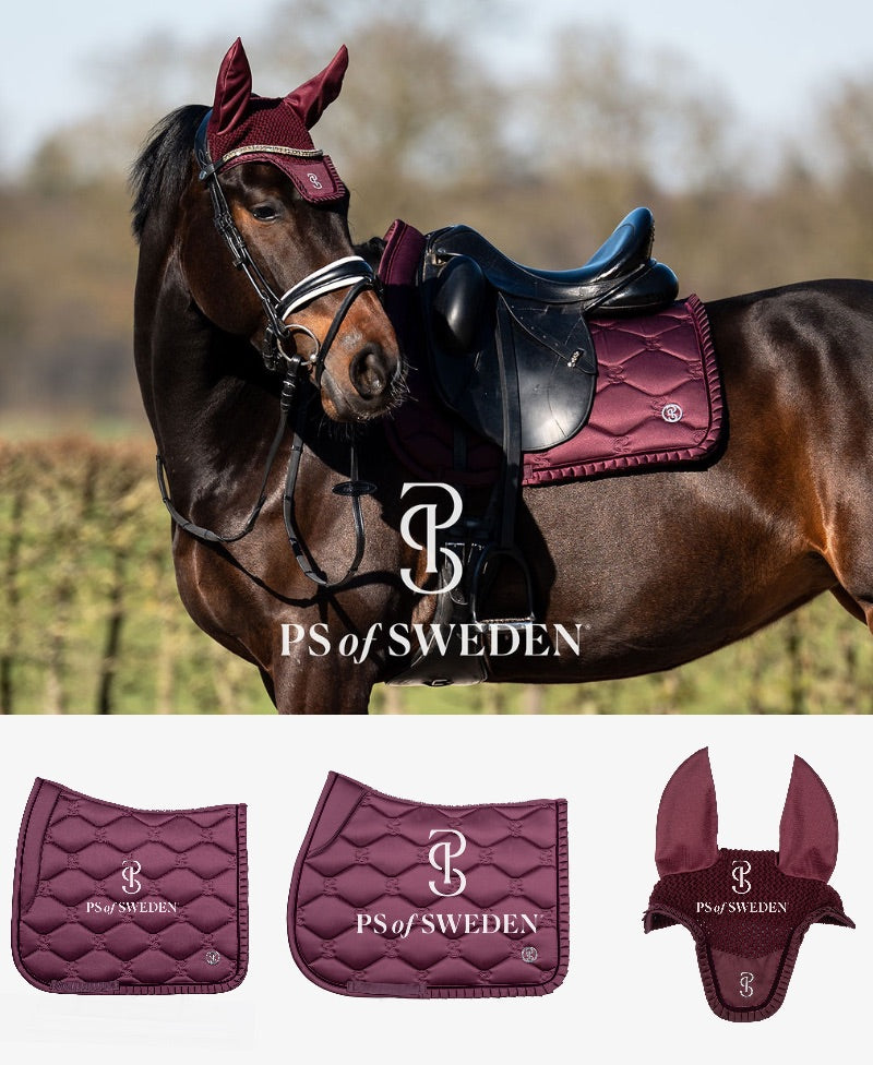 [Same-day delivery] [Set] Crocheted ear net and race bib with ruffles and pearls, Ps of Sweden, 7 colors