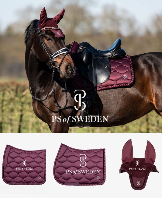 [Same-day delivery] [Set] Crocheted ear net and race bib with ruffles and pearls, Ps of Sweden, 7 colors