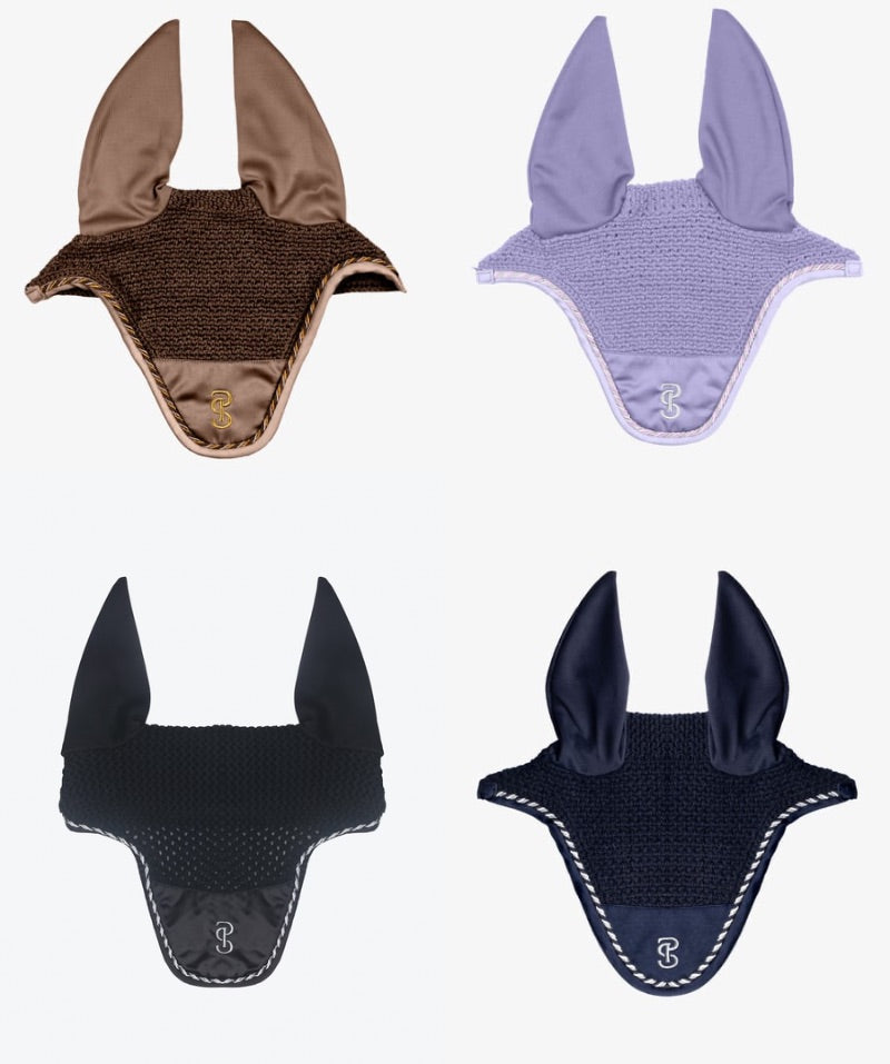 サテンイヤーネット グレージュ/ライラック/ブラック/ネイビー Ps of Sweden