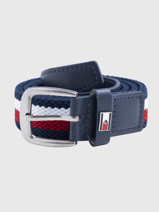 ストレッチ乗馬用ベルト トリコロール ユニセックス Tommy Hilfiger Equestrian