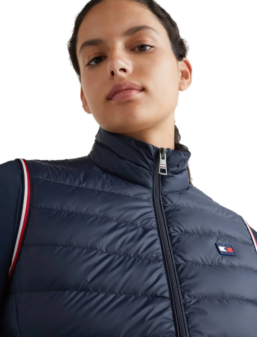 撥水ライトダウンベスト 2022AWコレクション レディース Tommy Hilfiger Equestrian