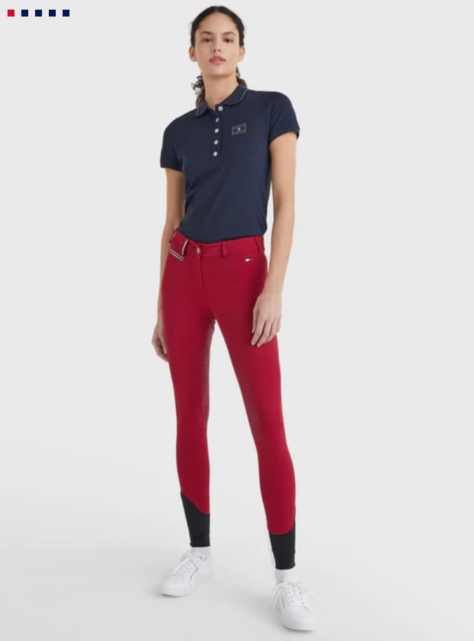 フルグリップキュロット レディース Tommy Hilfiger Equestrian ネイビー/マーキュリー/ロイヤルベリー｜乗馬用品店レクシア