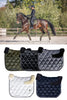 最高級天然メリノウールファーパッド付きゼッケン 馬場用ゼッケン 鞍傷防止ゼッケン Eloquence Equestrian