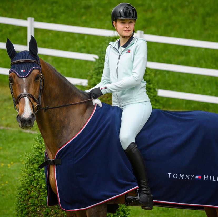 フリース馬着 ネイビー Tommy Hillfiger Equestrian｜乗馬用品店レクシア