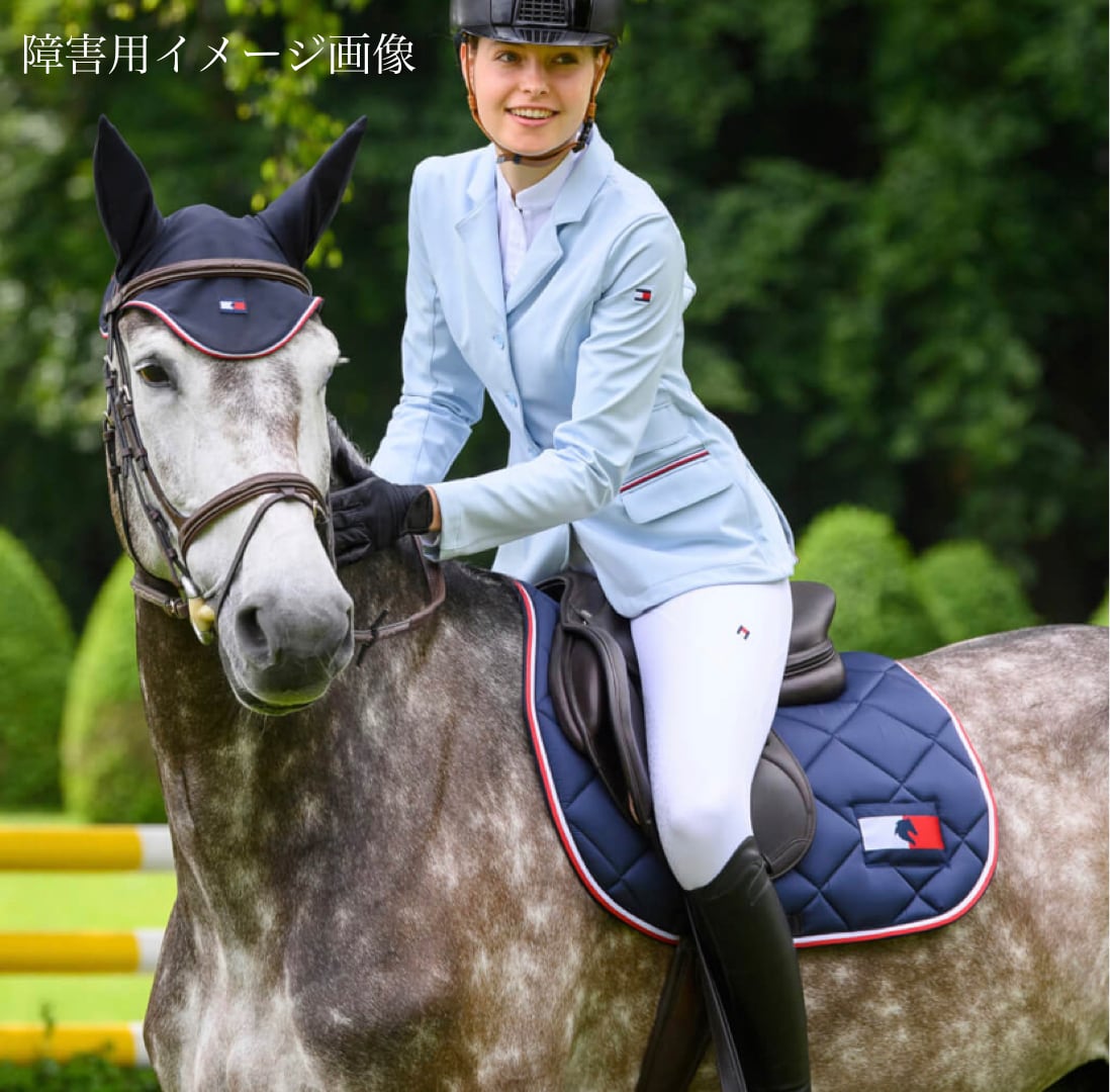 乗馬用ゼッケン 障害 馬場 Tommy Hillfiger Equestrian ネイビー｜乗馬用品店レクシア